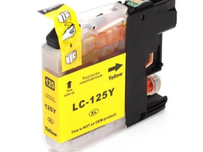 Remanufactured Brother LC125XL Yellow Inkjet Cartridge