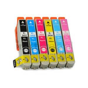Remanufactured Epson 24XL Set of Ink Cartridges