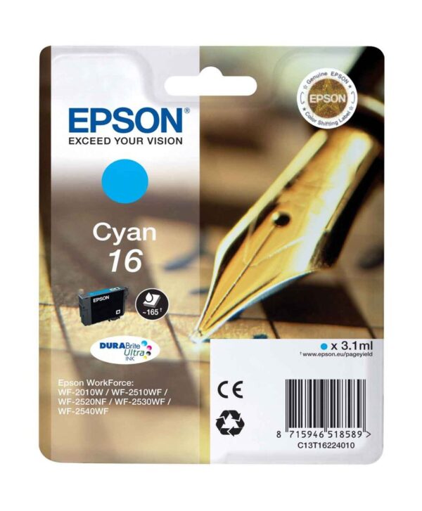 Epson 16 Cyan Original Ink Cartridge