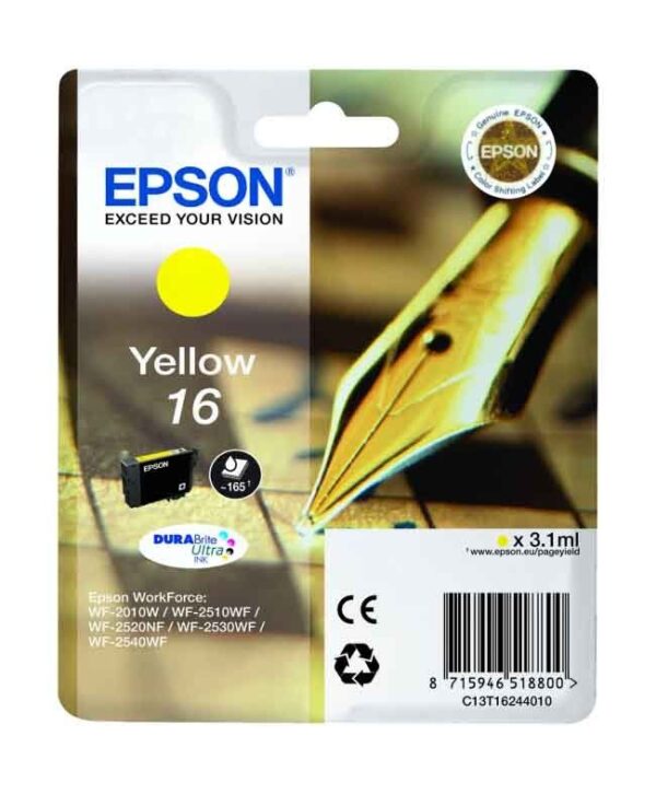 Epson 16 Yellow Original Ink Cartridge