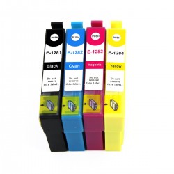 Remanufactured Epson T1285 Set of Ink Cartridges
