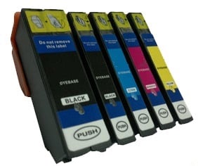Remanufactured Epson 33xl Set of Ink Cartridges