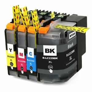 Remanufactured Brother LC229XL / LC225XL Set of Ink Cartridges